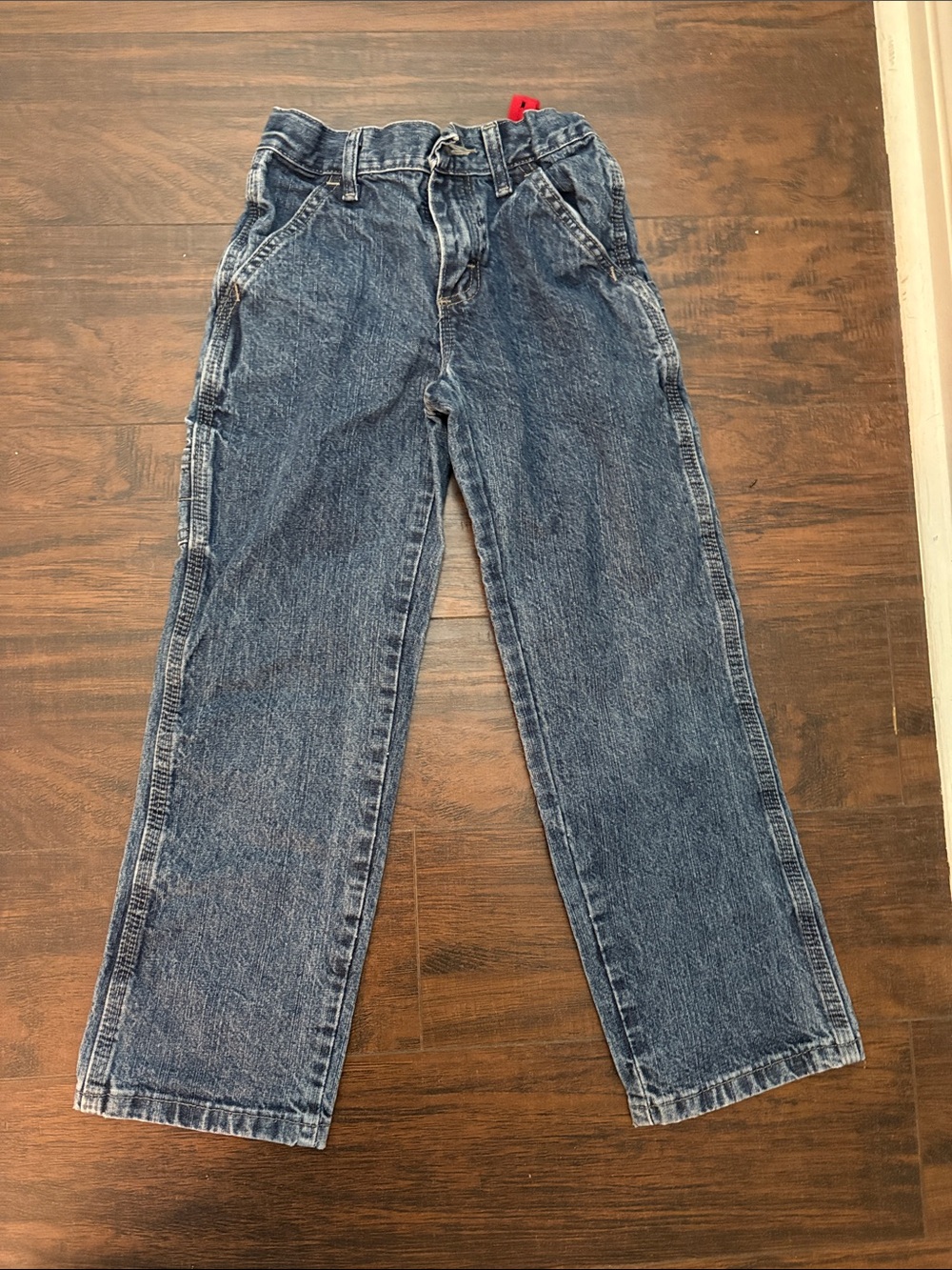 Wrangler Kids Blue Straight-Leg Jeans